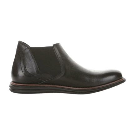 Kricket Δερμάτινα Μαύρα Ανδρικά Chelsea Μποτάκια