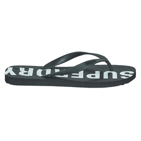 Superdry Code Flip Flops σε Μαύρο Χρώμα