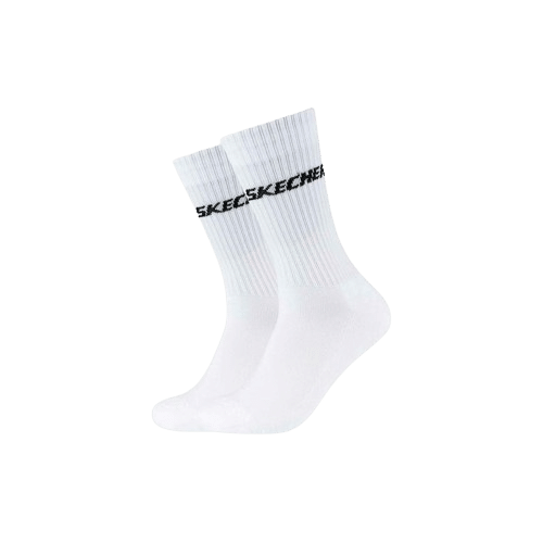 Skechers Unisex Μονόχρωμες Κάλτσες Μαύρες 2Pack