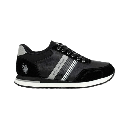 U.S. Polo Assn. XIRIO001A-BLK-GRY01 Ανδρικά Sneakers Μαύρα